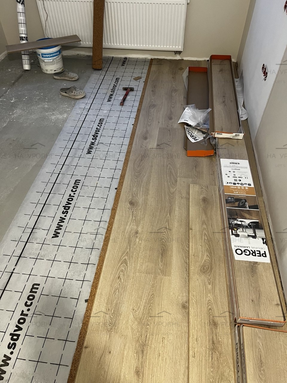 Укладка пола